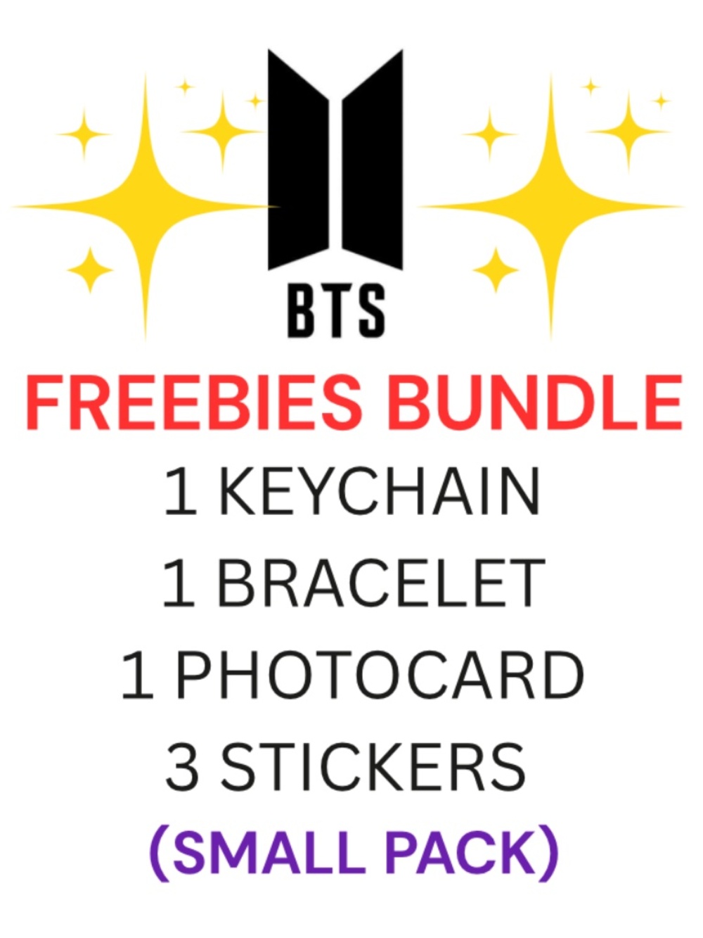 (6pcs) BTS Freebies SMALL RANDOM BUNDLE